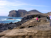 Site of Volcano and lava flow